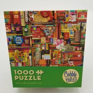 Cobble Hill Vintage Art Supplies 1000 pc Jigsaw Puzzle Complete Pre Owned